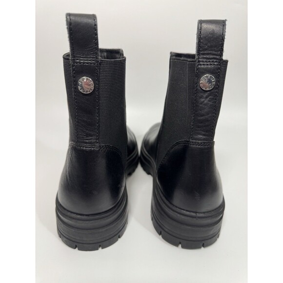 Steve  madden ankle boots size 8 medium black leather - Picture 5 of 16